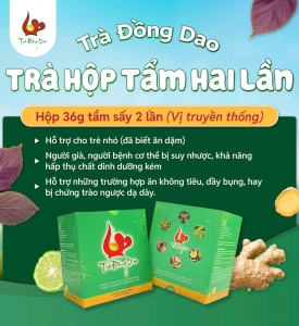 Trà Đồng Giao - Trà Hộp Tẩm 2 Lần